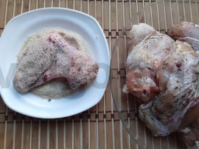 Vištiena su traškia plutele orkaitėje Žingsnis 2