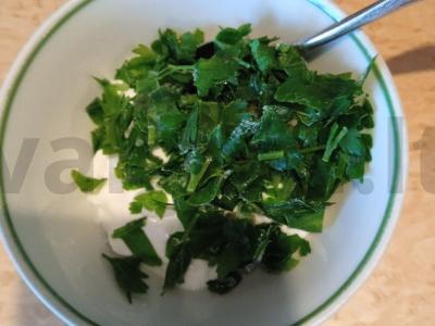 Kepti cukinijos su pomidorais ir sūriu Žingsnis 2