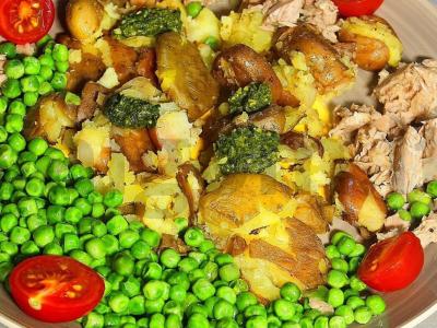 Vakarienė „A-la Niçoise“ su tunu ir žaliu žirneliu Žingsnis 8