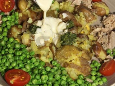 Vakarienė „A-la Niçoise“ su tunu ir žaliu žirneliu Žingsnis 9