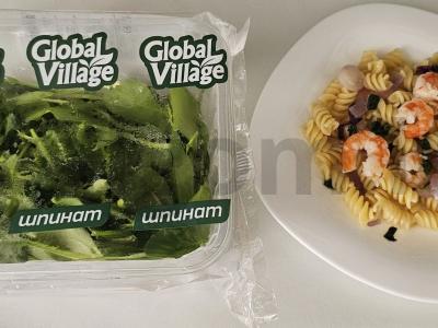 Makaronai su krevetėmis ir špinatais Žingsnis 4