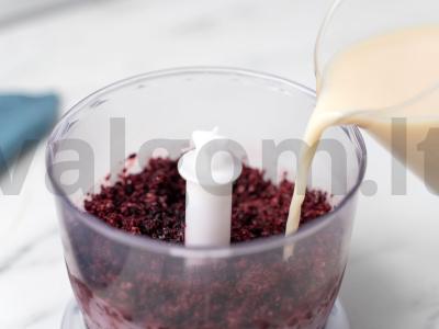 Veganiškas ledai su bananais ir mėlynėmis Žingsnis 3