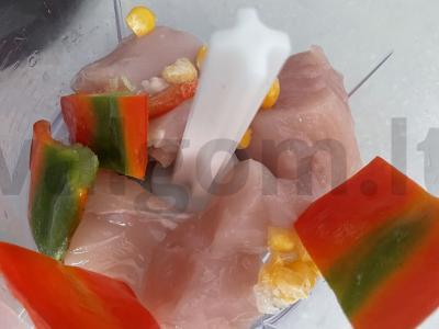 Garinti kotletai su daržovėmis ir avižomis Žingsnis 2