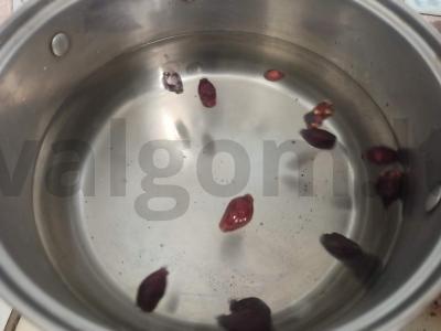 Obuolių kisielius su šipiniais Žingsnis 1