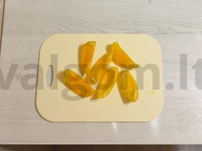 Kepta vištiena su saldžiaisiais pipirais Žingsnis 5