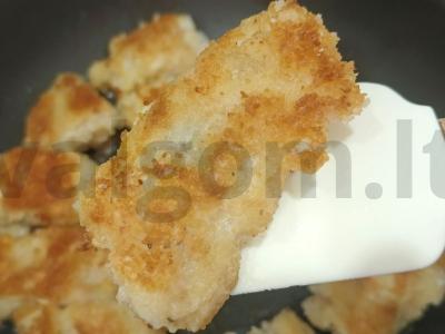 Menkių filė tešloje su grikių miltais Žingsnis 7