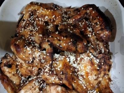 Aštrūs sparneliai su terijaki padažu ir malta imbieru Žingsnis 3