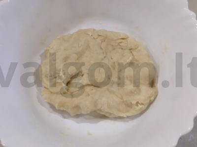 Skaniausia vegetariška galeta su vaisiais ir uogomis Žingsnis 4