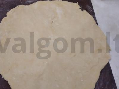 Skaniausia vegetariška galeta su vaisiais ir uogomis Žingsnis 7