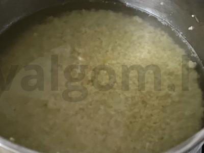 Miežinė košė su tarkuota moliūgu Žingsnis 3