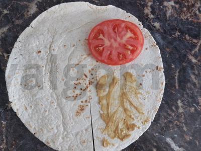 Lengvas ir greitas trikampis pusryčiams Žingsnis 3