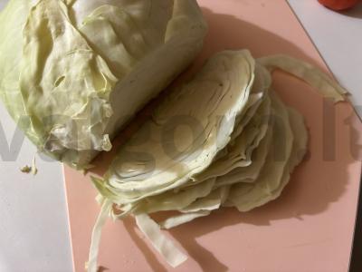 Daržovių salotas su žuvimi Žingsnis 1