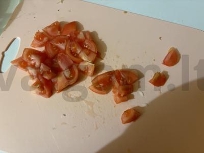 Daržovių salotas su žuvimi Žingsnis 2