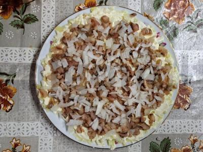 Silkė po kailiu iš kiaušinių ir daržovių Žingsnis 4