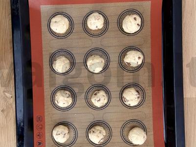 Jogurtiniai sausainiai su šokoladu Žingsnis 6