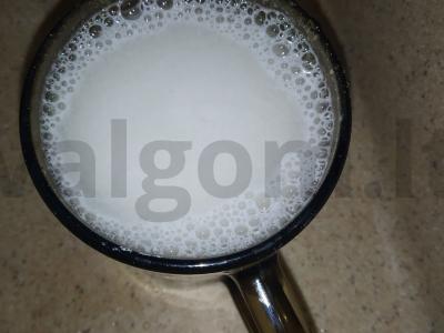 Vištienos širdelės su padažu ir grikių koše keptuvėje Žingsnis 6