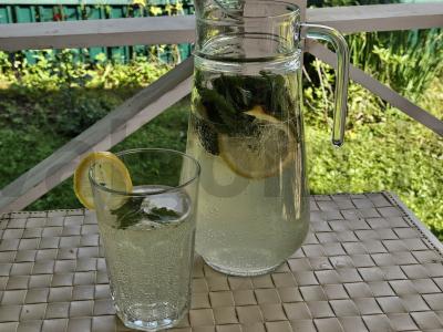 Skanus naminis limonadas su mėtomis pagrindine nuotrauka