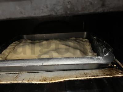 Rudasis pyragas iš mielinės tešlos su traškia kopūstų įdaru Žingsnis 13