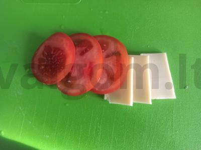 Užkandis „Šprotos poilsiaujant“ Žingsnis 1