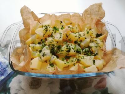 Bulvės su sūriu Žingsnis 3