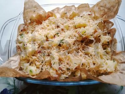 Bulvės su sūriu Žingsnis 6