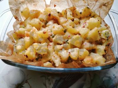 Bulvės su sūriu pagrindine nuotrauka