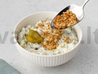 Ranch padažas su marinuotais agurkais Žingsnis 7