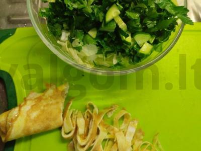 Ledinis salotas su jūros gėrybėmis Žingsnis 5