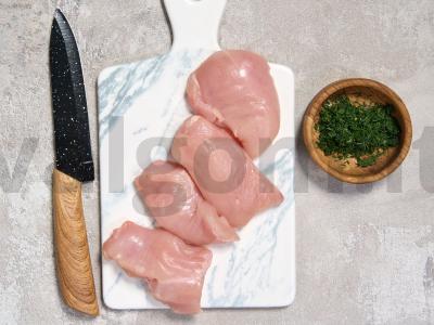 Vištienos krūtinėlės ant grilio Žingsnis 1