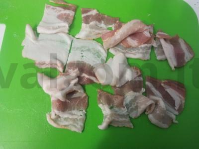 Salotas su bekonu ir varške „Kapitonų svajonė“ Žingsnis 2