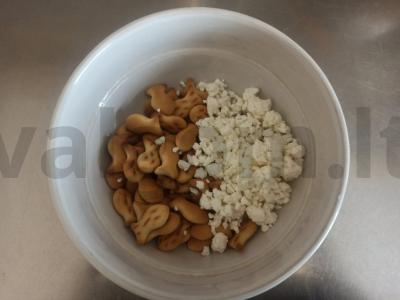 Salotas su bekonu ir varške „Kapitonų svajonė“ Žingsnis 4