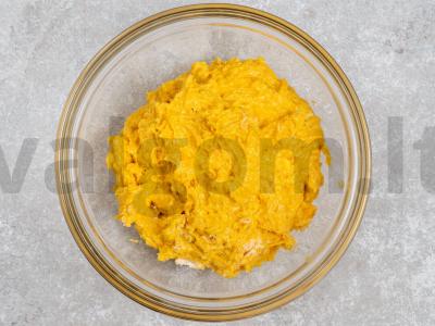 Moliūgų keksiukai Žingsnis 7