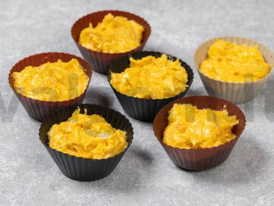 Moliūgų keksiukai Žingsnis 8