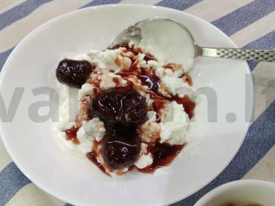 Skanus ir naudingas pusryčių patiekalas su varške Žingsnis 4