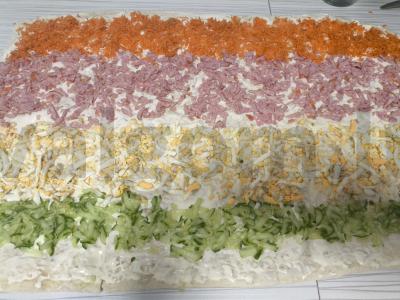 Tortilijos ritinys „Vaivorykštė“ Žingsnis 4