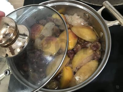 Kvapnus ir sočius kompotas iš sezoninių vaisių Žingsnis 5