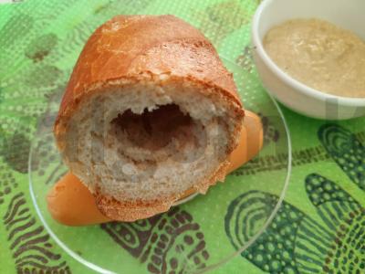 Vegetariškas hot-dogas su naminiu majonezu Žingsnis 4