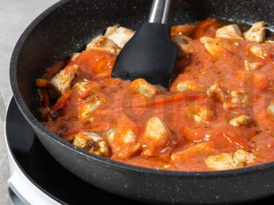 Vištienos krūtinėlė su raudonaisiais pupelėmis Žingsnis 11