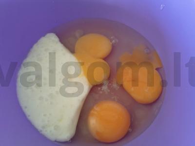 Omletas su cukinija po sūriu Žingsnis 3