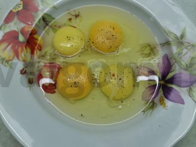 Daržovių mišinys kiaušiniuose Žingsnis 3