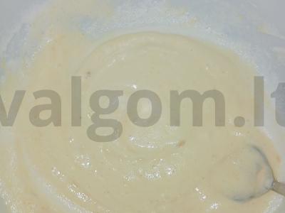 Pankekai su pienu Žingsnis 4