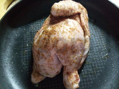 Vištiena tabaka su paprika ir prieskoniais Žingsnis 2