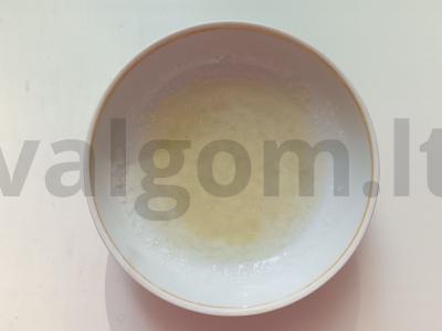 Vaisiai ramunėlių želė Žingsnis 1