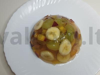 Vaisiai ramunėlių želė Žingsnis 6