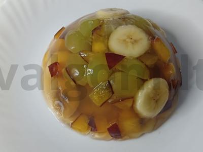 Vaisiai ramunėlių želė pagrindine nuotrauka