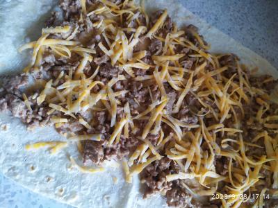 Mėsos ritinys iš lavašo Žingsnis 3