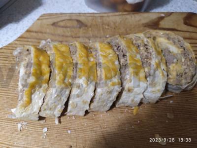 Mėsos ritinys iš lavašo Žingsnis 5