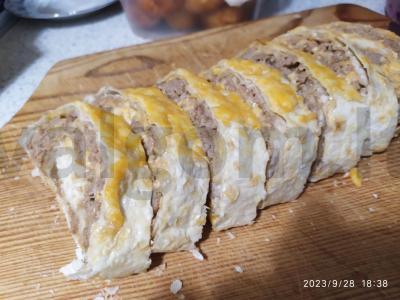 Mėsos ritinys iš lavašo pagrindine nuotrauka