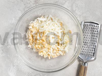 Sluoksniuotas salotas su lašiša Žingsnis 2