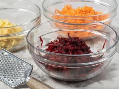 Sluoksniuotas salotas su lašiša Žingsnis 3